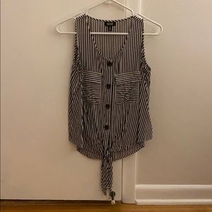 Black and White Tank